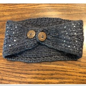 Candie’s gray winter knit headband/ear warmer